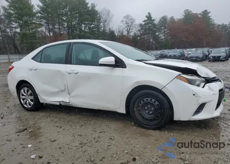 2016 Toyota Corolla L из США, поврежденный, VIN 2T1BURHE8GC722639